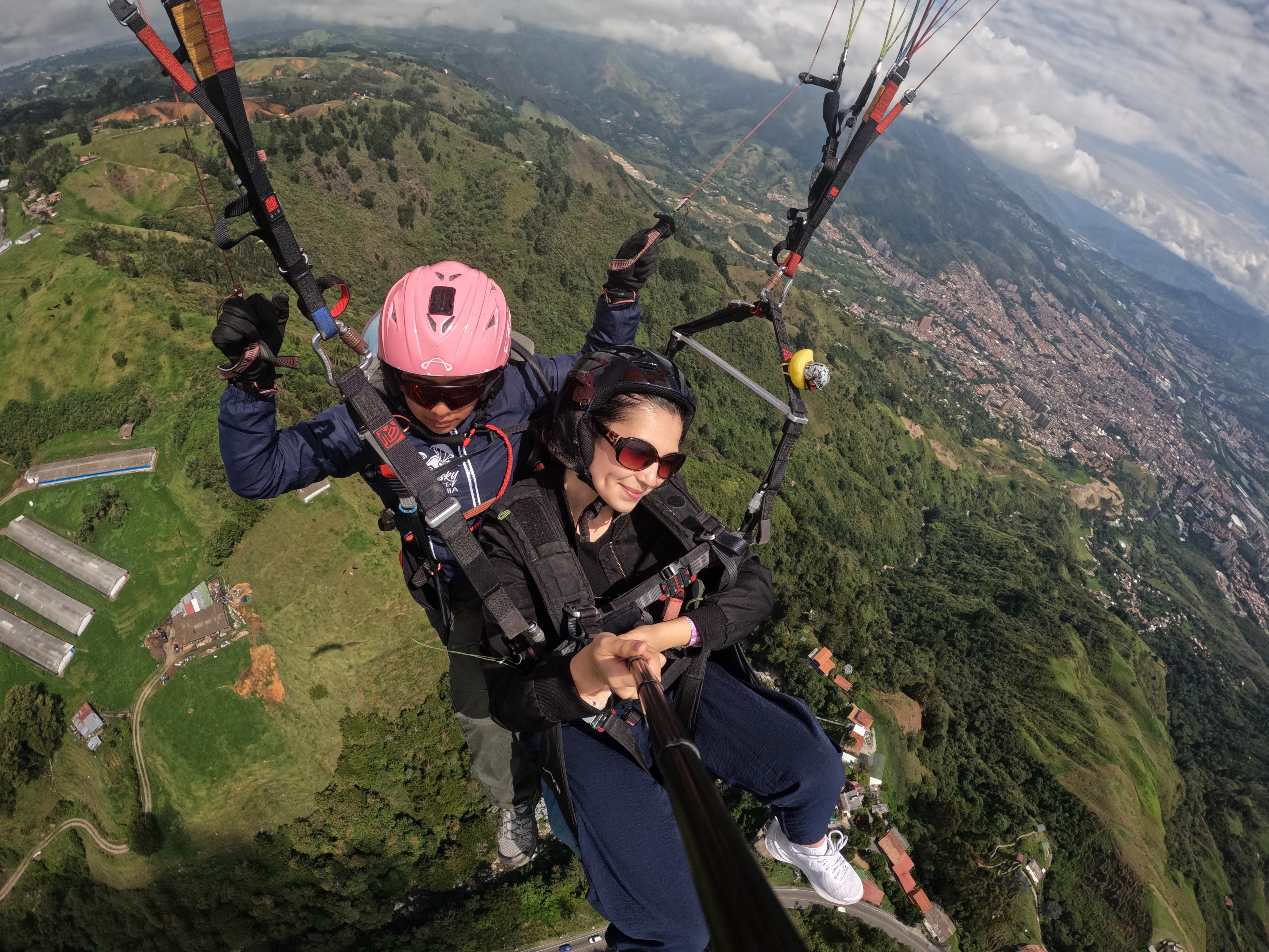 Paragliding in Medellín